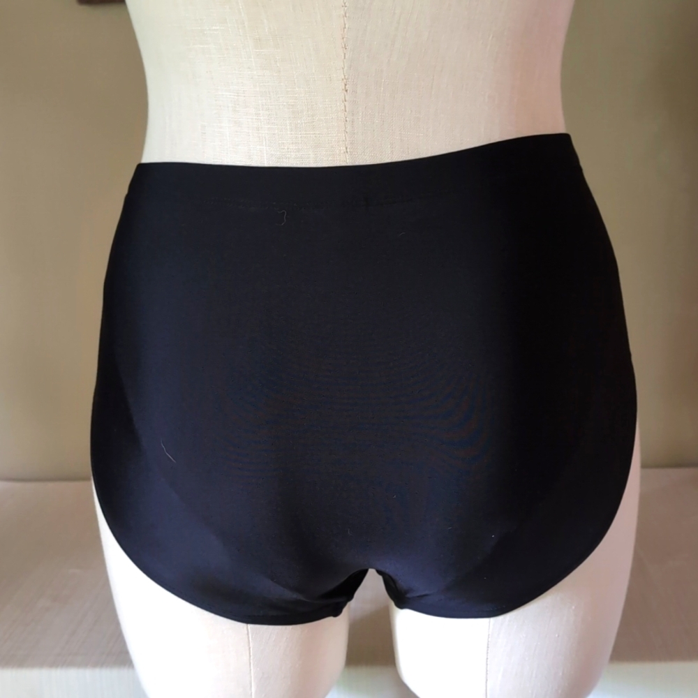 Sz 16 Black High Waist Swim Bottoms by Swimsuits for All - Picture 3 of 5